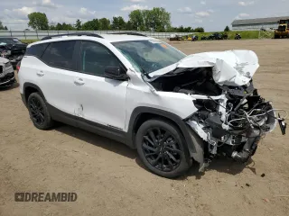 2024 GMC Terrain SLE with VIN 3GKALTEGXRL173306, listed as a Copart auction lot 57458985 with 17,131 mi miles and Non repairable. Bid and sale history available at DreamBid. Image 4.