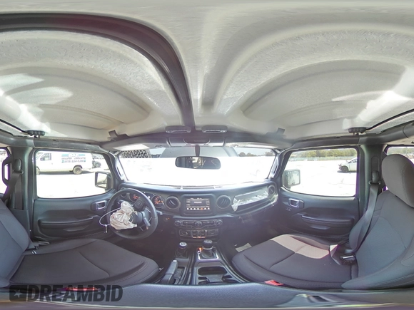 2020 Jeep Wrangler Unlimited Sport S z VIN 1C4HJXDG1LW340016, wystawiony jako Copart lot #56994965 z przebiegiem 38 259 mil mil oraz Szkoda całkowita • Salvage title. Historia ofert i sprzedaży dostępna na DreamBid. Obrazek 15.
