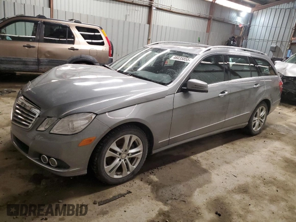 2011 Mercedes-Benz E 350 Luxury with VIN WDDHH8HB0BA281543, listed as a Copart auction lot 46035855 with 185,098 mi miles and Salvage Title. Bid and sale history available at DreamBid. Image 1.