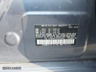 2017 Subaru Legacy Premium with VIN 4S3BNAC67H3034656, listed as a IAAI auction lot 40659939 with 171,349 mi miles. Bid and sale history available at carsss.com. Image 9.