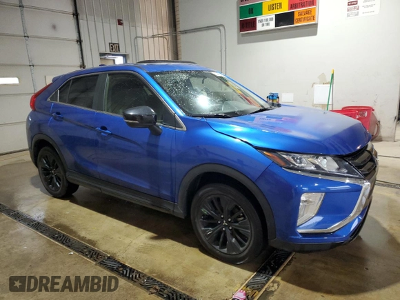 2020 Mitsubishi Eclipse Cross LE with VIN JA4AS4AA7LZ000309, listed as a Copart auction lot 53472545 with 34,343 mi miles and Salvage title. Bid and sale history available at DreamBid. Image 4.