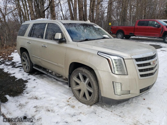 2015 Cadillac Escalade Premium with VIN 1GYS4NKJ1FR570071, listed as a Copart auction lot 45772085 with 207,381 mi miles and Clean Title. Bid and sale history available at carsss.com. Image 4.