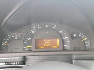 2002 Mercedes-Benz C 230/260/280/320 with VIN WDBRF64J52F288883, listed as a Copart auction lot 45947145 with 143,297 mi miles and Clean Title. Bid and sale history available at DreamBid. Image 9.