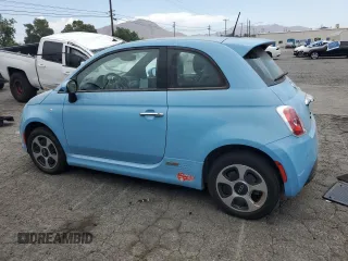 2017 FIAT 500e with VIN 3C3CFFGE9HT561445, listed as a Copart auction lot 65465705 with 59,314 mi miles and Clean title. Bid and sale history available at DreamBid. Image 2.
