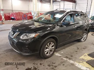 2016 Nissan Rogue SV with VIN KNMAT2MV0GP615985, listed as a IAAI auction lot 41540164 with 133,129 mi miles. Bid and sale history available at carsss.com. Image 17.