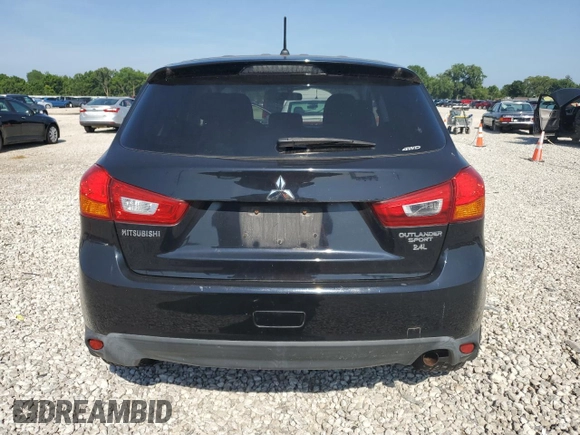 2016 Mitsubishi Outlander ES with VIN JA4AR3AW2GZ033659, listed as a Copart auction lot 65833005 with 104,166 mi miles and Clean title. Bid and sale history available at DreamBid. Image 6.