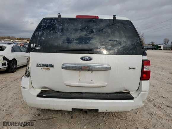 2009 Ford Expedition EL Limited with VIN 1FMFK205X9EB20427, listed as a Copart auction lot 82390454 with 194,255 mi miles and Salvage Title. Bid and sale history available at carsss.com. Image 6.