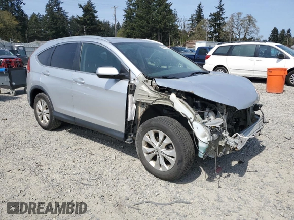 2013 Honda CR-V EX-L with VIN 2HKRM4H72DH625139, listed as a Copart auction lot 54523875 with 78,451 mi miles and Salvage Title. Bid and sale history available at carsss.com. Image 4.
