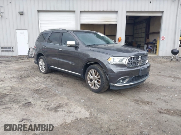 2014 Dodge Durango Citadel with VIN 1C4RDJEG1EC530474, listed as a IAAI auction lot 41961801 with 165,625 mi miles and . Bid and sale history available at DreamBid. Image 1.