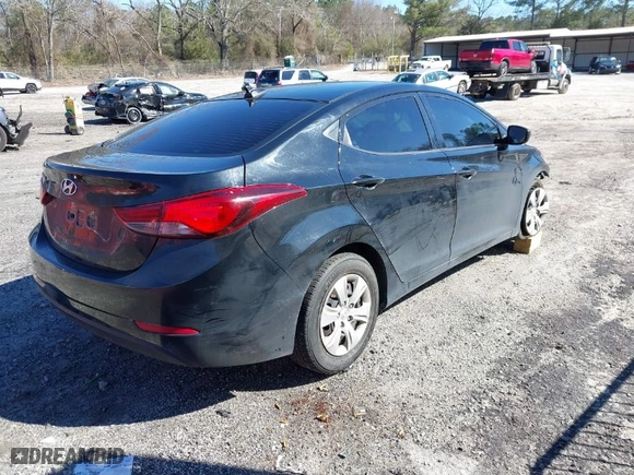 2016 Hyundai Elantra SE with VIN 5NPDH4AE4GH756150, listed as a IAAI auction lot 41600344 with 119,367 mi miles. Bid and sale history available at carsss.com. Image 4.