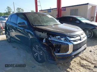 2020 Mitsubishi Outlander Sport SE 2.0 with VIN JA4AP4AU0LU004937, listed as a IAAI auction lot 41953030 with 107,631 mi miles. Bid and sale history available at carsss.com. Image 1.