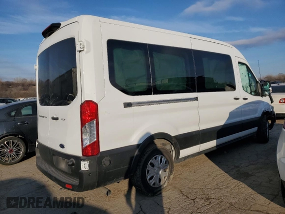 2024 Ford Transit Passenger XL with VIN 1FBAX2C85RKA76767, listed as a Copart auction lot 87883825 with Not Provided miles and Salvage Title. Bid and sale history available at carsss.com. Image 3.