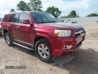 2013 Toyota 4Runner SR5 with VIN JTEZU5JR9D5055105, listed as a IAAI auction lot 42393046 with 166,913 mi miles and . Bid and sale history available at DreamBid. Image 1.