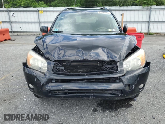 2006 Toyota RAV4 Sport with VIN JTMBD32V066007088, listed as a Copart auction lot 61424555 with 175,276 mi miles and Salvage title. Bid and sale history available at DreamBid. Image 5.