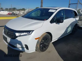 2024 Honda Odyssey Sport with VIN 5FNRL6H70RB061575, listed as a IAAI auction lot 41684598 with 8,187 mi miles and . Bid and sale history available at DreamBid. Image 20.