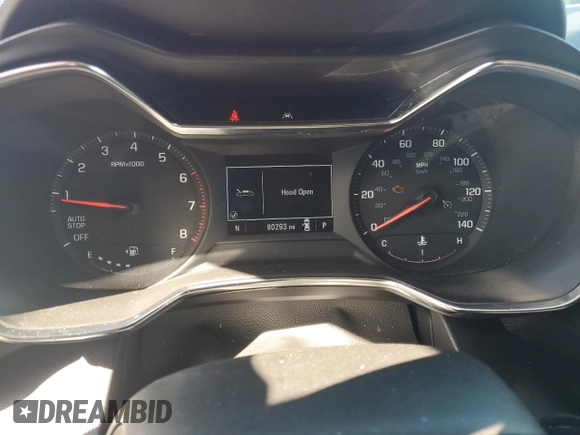2022 Chevrolet TrailBlazer LT with VIN KL79MPSL4NB082836, listed as a Copart auction lot 46804885 with 80,293 mi miles and Salvage Title. Bid and sale history available at DreamBid. Image 9.