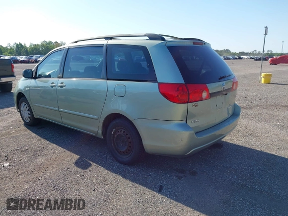 2006 Toyota Sienna CE with VIN 5TDZA23C06S390125, listed as a IAAI auction lot 42067821 with 147,152 mi miles and . Bid and sale history available at carsss.com. Image 3.