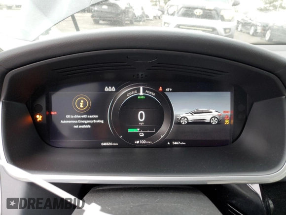 2019 Jaguar I-Pace HSE with VIN SADHD2S13K1F61760, listed as a Copart auction lot 89027055 with 46,924 mi miles and Salvage title. Bid and sale history available at DreamBid. Image 9.