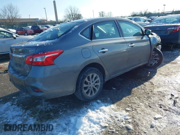 2019 Nissan Sentra SV with VIN 3N1AB7AP1KY430196, listed as a IAAI auction lot 41398490 with 77,818 mi miles and . Bid and sale history available at DreamBid. Image 4.