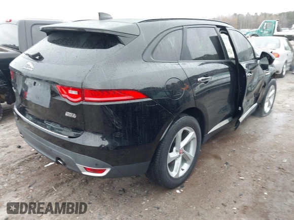 2018 Jaguar F-Pace 25t Premium with VIN SADCJ2FX0JA293960, listed as a IAAI auction lot 41099021 with 76,916 mi miles and . Bid and sale history available at DreamBid. Image 4.