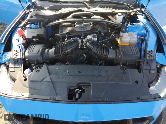 2024 Ford Mustang GT with VIN 1FA6P8CF6R5403295, listed as a Copart auction lot 46750145 with 12,161 mi miles and Salvage title. Bid and sale history available at DreamBid. Image 12.