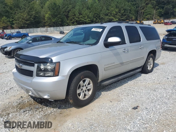 2010 Chevrolet Suburban LT with VIN 1GNUCJE07AR283489, listed as a Copart auction lot 72599224 with 191,576 mi miles and Salvage Title. Bid and sale history available at carsss.com. Image 1.