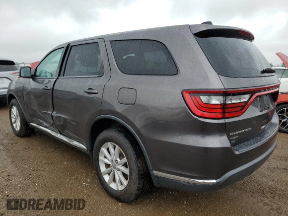 2014 Dodge Durango SXT with VIN 1C4RDJAG6EC550628, listed as a Copart auction lot 59740785 with 75,918 mi miles and Salvage title. Bid and sale history available at DreamBid. Image 2.