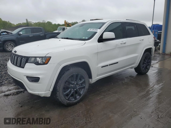 2021 Jeep Grand Cherokee Laredo E with VIN 1C4RJFAG5MC881480, listed as a Copart auction lot 56189395 with 40,263 mi miles and Salvage title. Bid and sale history available at DreamBid. Image 1.