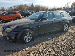 2008 BMW 5 Series 535xiT with VIN WBAPT73558CX01386, listed as a Copart auction lot 79338014 with 169,625 mi miles and Salvage title. Bid and sale history available at DreamBid. Image 1.