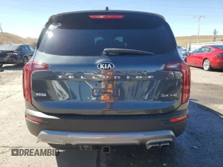 2021 Kia Telluride SX with VIN 5XYP5DHC7MG165582, listed as a Copart auction lot 50205325 with 47,999 mi miles and Salvage Title. Bid and sale history available at carsss.com. Image 6.
