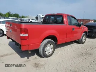 2007 Ford F-150 XL with VIN 1FTRF12247NA44414, listed as a Copart auction lot 53447705 with 144,243 mi miles and Salvage Title. Bid and sale history available at carsss.com. Image 3.