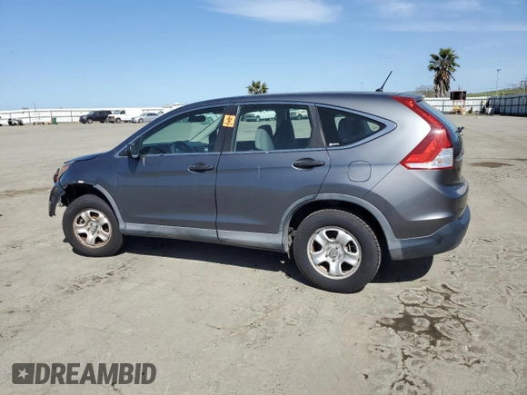 2012 Honda CR-V LX with VIN 2HKRM4H31CH603757, listed as a Copart auction lot 52631095 with 75,734 mi miles and Salvage title. Bid and sale history available at DreamBid. Image 2.