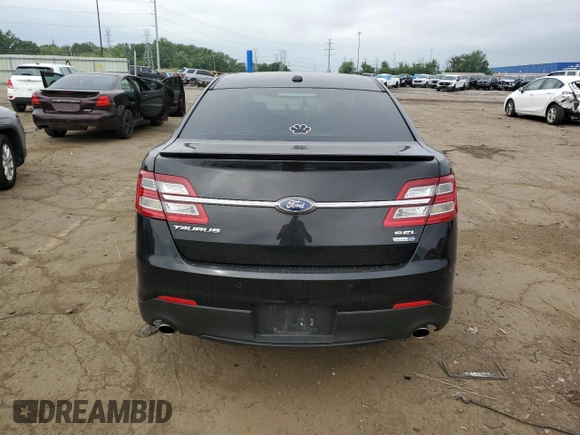 2018 Ford Taurus SEL with VIN 1FAHP2H86JG132571, listed as a Copart auction lot 62501225 with 58,872 mi miles and Salvage title. Bid and sale history available at DreamBid. Image 6.