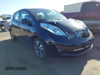 2017 Nissan LEAF SV with VIN 1N4BZ0CP5HC300639, listed as a IAAI auction lot 41871728 with 65,866 mi miles and . Bid and sale history available at DreamBid. Image 1.