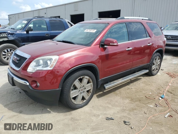2010 GMC Acadia SLT2 with VIN 1GKLVNED0AJ228717, listed as a Copart auction lot 54718115 with 112,602 mi miles and Clean Title. Bid and sale history available at DreamBid. Image 1.