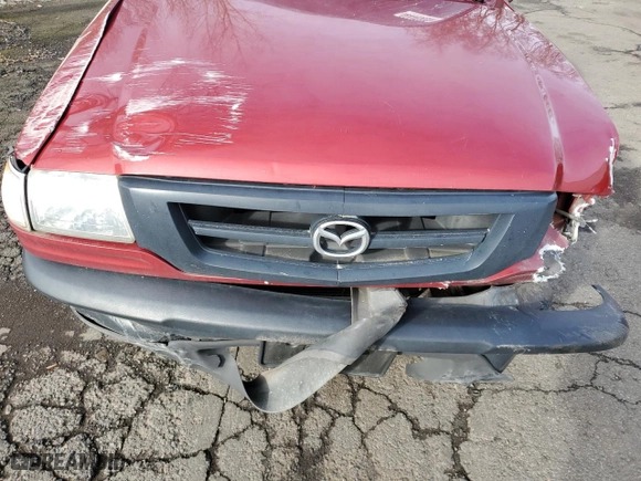 2004 Mazda B-Series 2WD Truck with VIN 4F4YR12DX4TM01324, listed as a Copart auction lot 44445635 with NaN miles and Salvage Title. Bid and sale history available at carsss.com. Image 12.
