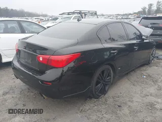 2015 Infiniti Q50 with VIN JN1BV7AP1FM347436, listed as a IAAI auction lot 41405852 with 126,940 mi miles and . Bid and sale history available at DreamBid. Image 4.