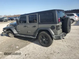 2020 Jeep Wrangler Unlimited Sport S z VIN 1C4HJXDG7LW271235, wystawiony jako Copart lot #48398275 z przebiegiem 62 734 mil mil oraz Szkoda całkowita • Salvage title. Historia ofert i sprzedaży dostępna na DreamBid. Obrazek 2.