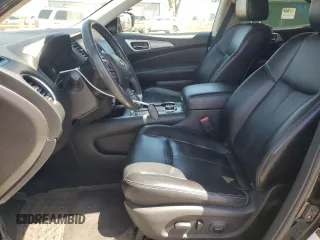 2017 Nissan Pathfinder Platinum with VIN 5N1DR2MM7HC653947, listed as a Copart auction lot 57311315 with 161,209 mi miles and Salvage title. Bid and sale history available at DreamBid. Image 7.