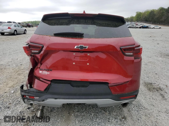 2023 Chevrolet Blazer LT с VIN 3GNKBCR43PS180059, выставлен на аукционе Copart как лот 51939655 с пробегом 15 036 миль миль и Списание • Salvage title. История ставок и продаж доступна на DreamBid. Изображение 6.
