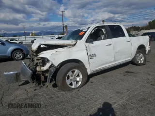 2021 Ram 1500 Classic SLT with VIN 1C6RR6LG5MS533682, listed as a Copart auction lot 42604015 with 53,373 mi miles and Salvage Title. Bid and sale history available at carsss.com. Image 1.