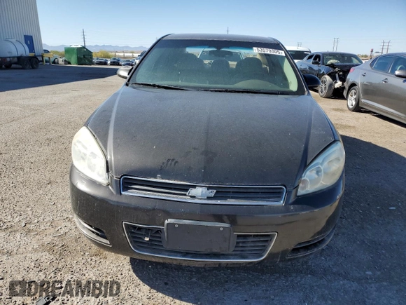 2008 Chevrolet Impala with VIN 2G1WS583881249199, listed as a Copart auction lot 53579305 with 160,956 mi miles and Salvage Title. Bid and sale history available at DreamBid. Image 5.