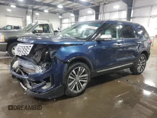 2017 Ford Explorer Platinum с VIN 1FM5K8HTXHGA83223, выставлен на аукционе Copart как лот 58633485 с пробегом 158 926 миль миль и Списание • Salvage title. История ставок и продаж доступна на DreamBid. Изображение 1.