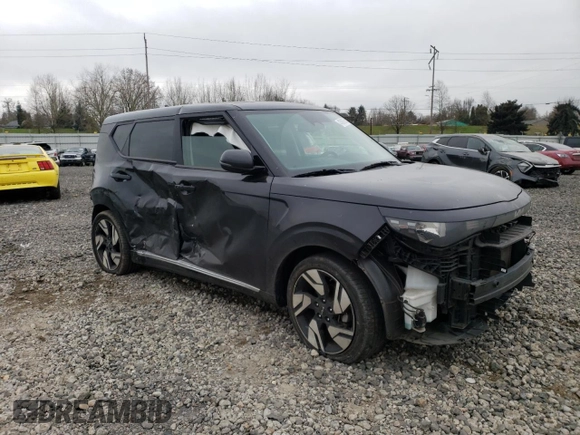 2023 Kia Soul GT-Line with VIN KNDJ53AU1P7850200, listed as a Copart auction lot 43089875 with 36,886 mi miles and Salvage Title. Bid and sale history available at carsss.com. Image 4.