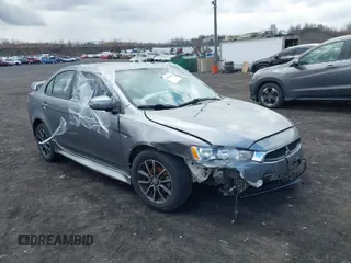2017 Mitsubishi Lancer ES with VIN JA32U2FU7HU000552, listed as a IAAI auction lot 41868342 with 136,132 mi miles. Bid and sale history available at carsss.com. Image 1.