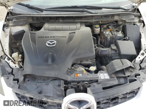2007 Mazda CX-7 Touring with VIN JM3ER29LX70135606, listed as a Copart auction lot 52974395 with 207,938 mi miles and Salvage Title. Bid and sale history available at carsss.com. Image 12.