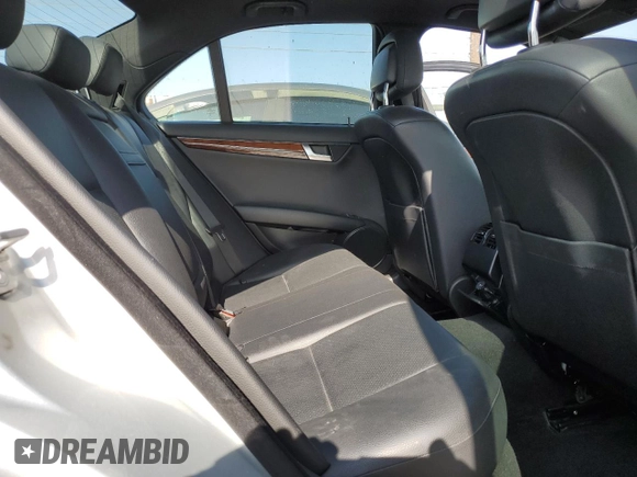 2012 Mercedes-Benz C 250 Sport with VIN WDDGF4HB1CA607619, listed as a Copart auction lot 62418595 with 143,721 mi miles and Clean title. Bid and sale history available at DreamBid. Image 10.