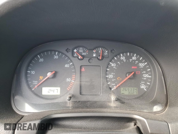2003 Volkswagen Jetta GLS with VIN 3VWSP69M13M173683, listed as a Copart auction lot 44426135 with 269,334 mi miles and Salvage title. Bid and sale history available at DreamBid. Image 9.