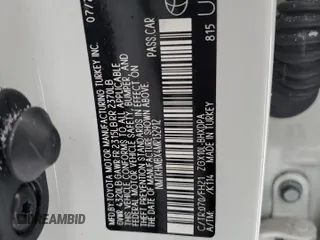2021 Toyota C-HR LE z VIN NMTKHMBX4MR132912, wystawiony jako Copart lot #41374885 z przebiegiem 41 386 mil mil oraz Szkoda całkowita • Salvage title. Historia ofert i sprzedaży dostępna na DreamBid. Obrazek 14.
