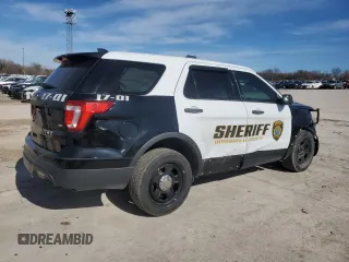 2017 Ford Police Interceptor Utility z VIN 1FM5K8AR0HGC25724, wystawiony jako Copart lot #43608095 z przebiegiem Nie podano mil oraz Szkody całkowita. Historia ofert i sprzedaży dostępna na DreamBid. Obrazek 3.